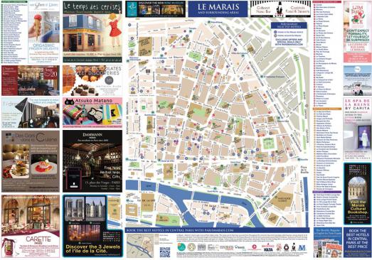 Marais Map 2016 edition available soon 